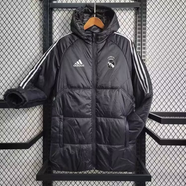 AAA Quality Real Madrid 23/24 Cotton Coat - Black/White